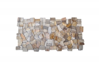 Мозаика из окаменелого дерева s14-1969