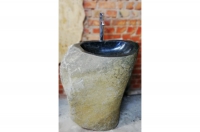 Каменная раковина с пьедесталом s20-2614
