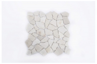 Мозаїка білий камінь s14-4492